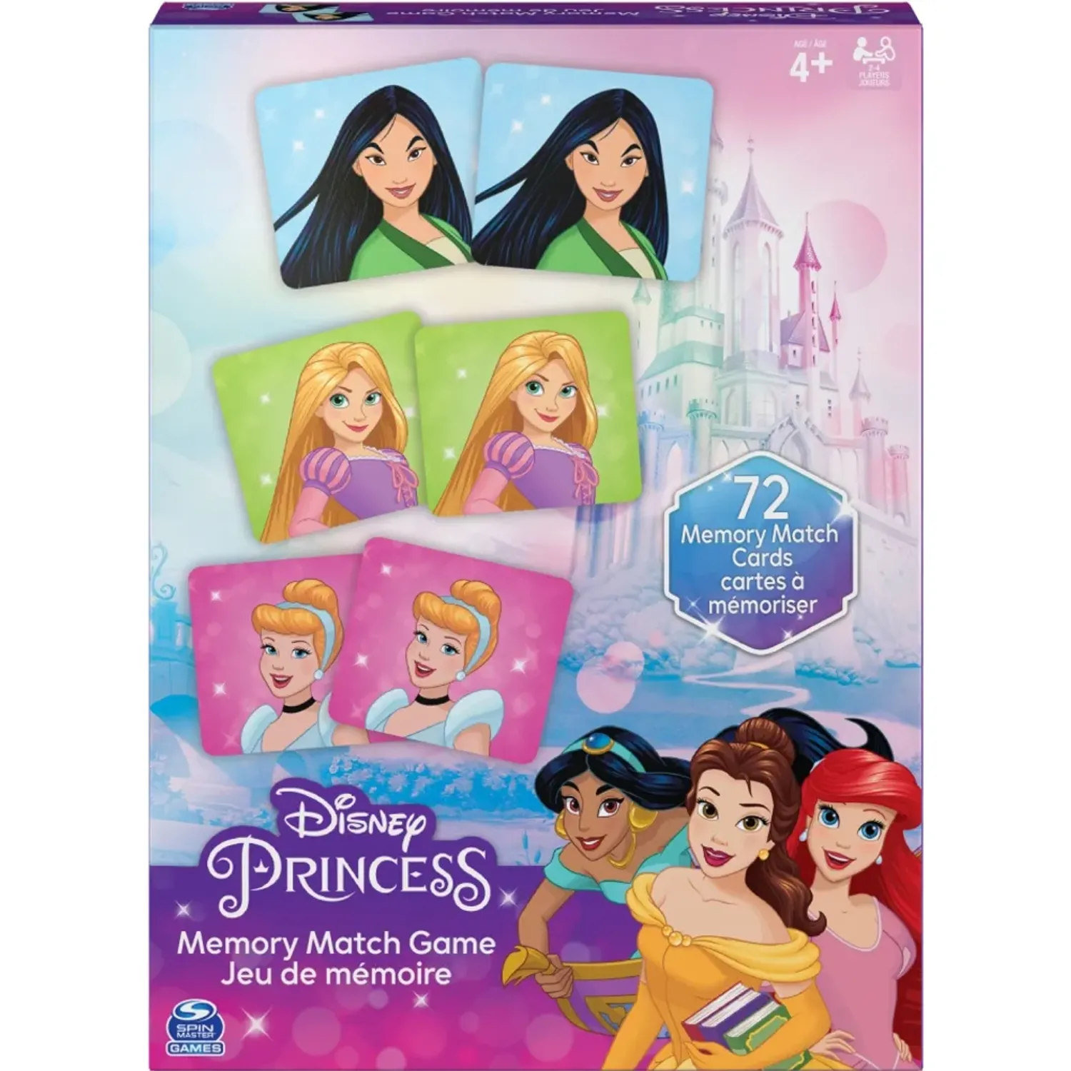 Disney Juego Disney De Memoria Princesas color varios | Platanitos