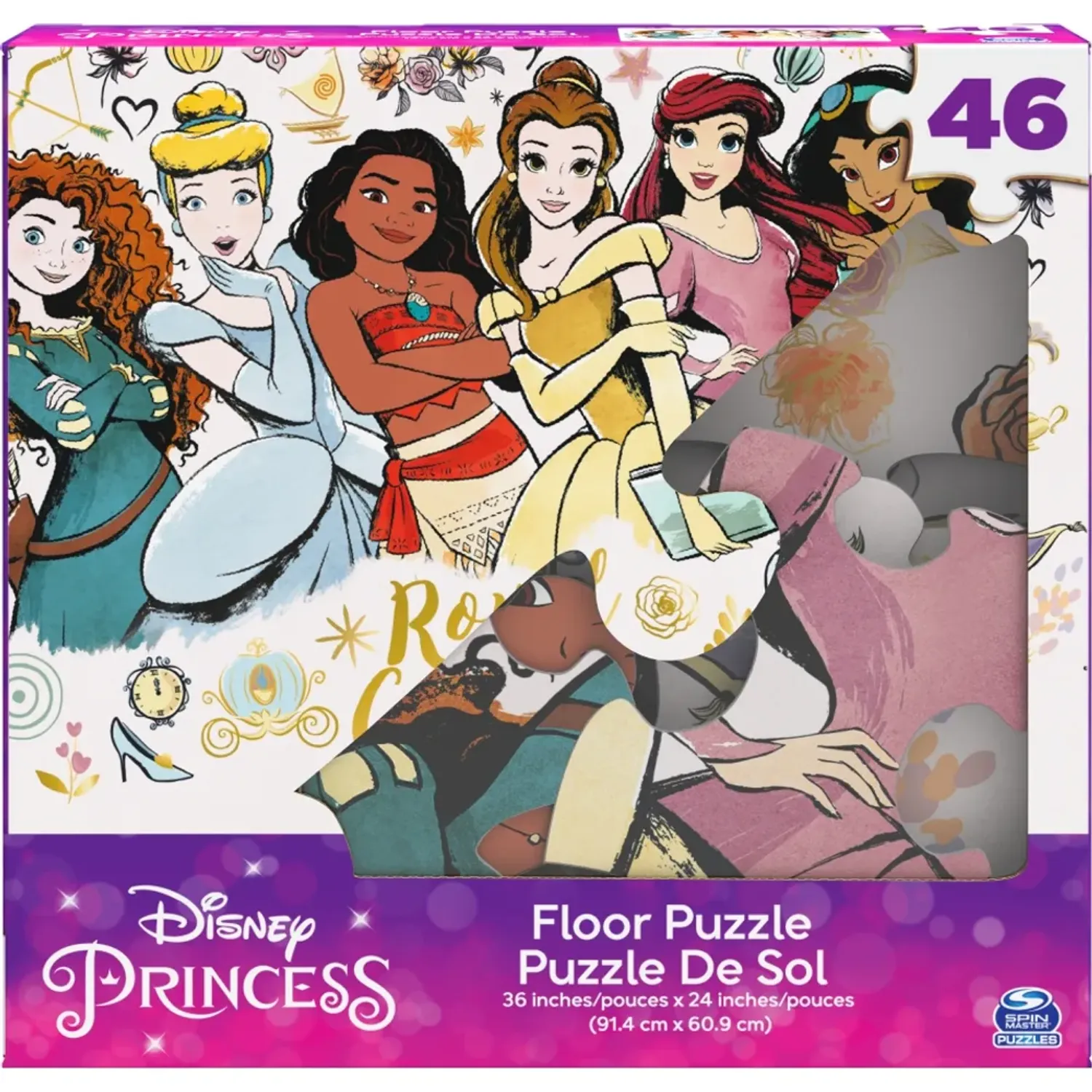 Disney Rompecabeza Disney De Piso 46pz Princesas color varios | Platanitos