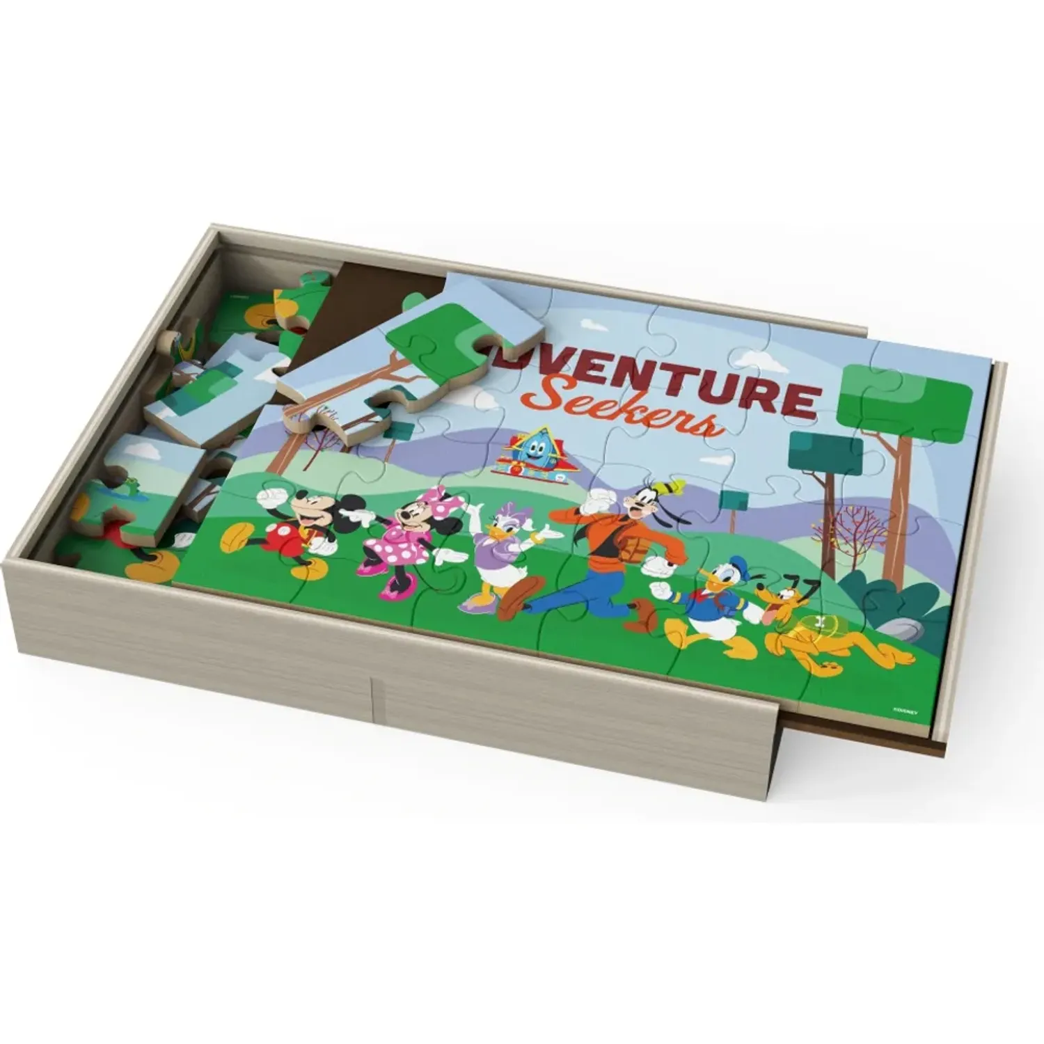 Disney Pack Disney X5 Rompecabezas De Madera color varios | Platanitos