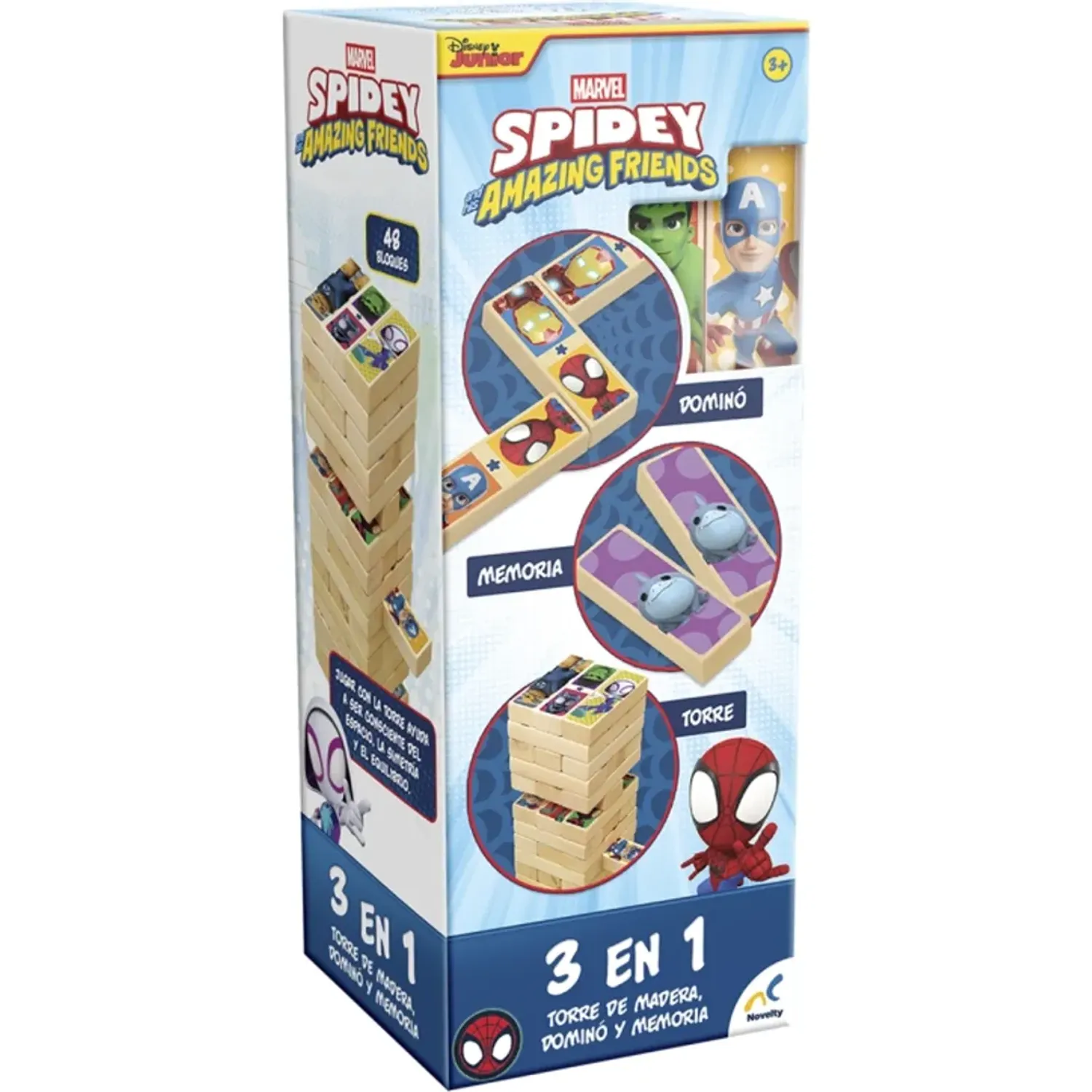 Disney Torre Disney 3 Juegos En 1 Spidey color varios | Platanitos