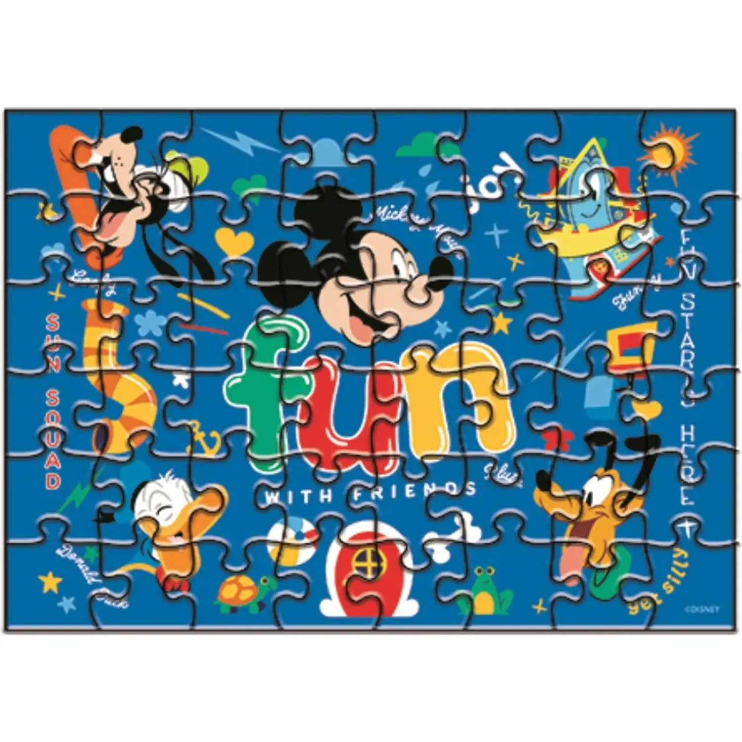 Mickey Mouse Rompecabezas Mickey Mouse Disney 48pz color varios | Platanitos