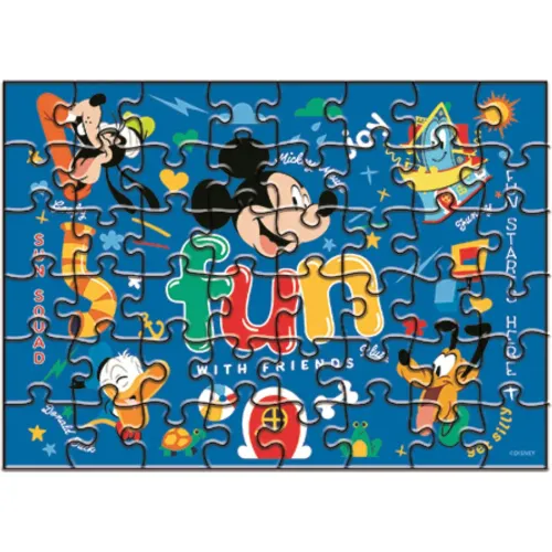 Rompecabezas Mickey Mouse Disney 48pz color varios | Platanitos