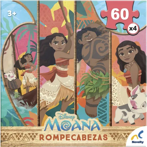 Rompecabezas Moana 4 En 1 color varios | Platanitos