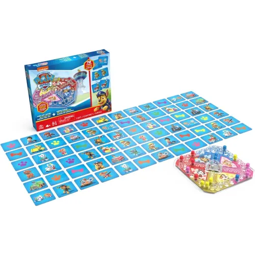 Paw Patrol Juego De Mesa Pop Up Y Memoria Paw Patrol