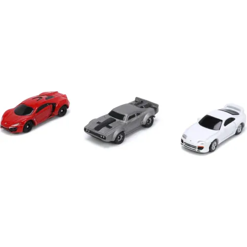 RAPIDOS Y FURIOSOS Pack X3 Vehículos De Juguetes Diecast 1.65plg C - Jada