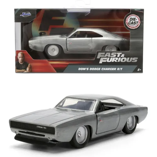 RAPIDOS Y FURIOSOS Auto Diecast Dodge Charger 1968 Escala 1:32 - Jada