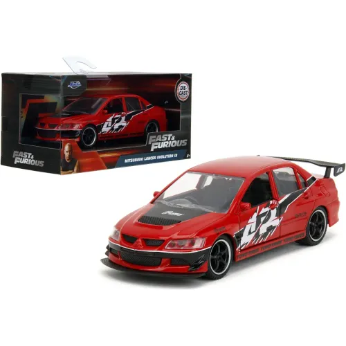 RAPIDOS Y FURIOSOS Auto Diecast Mitsubishi Lancer Evolution Ix Escala 1:32 - Jada