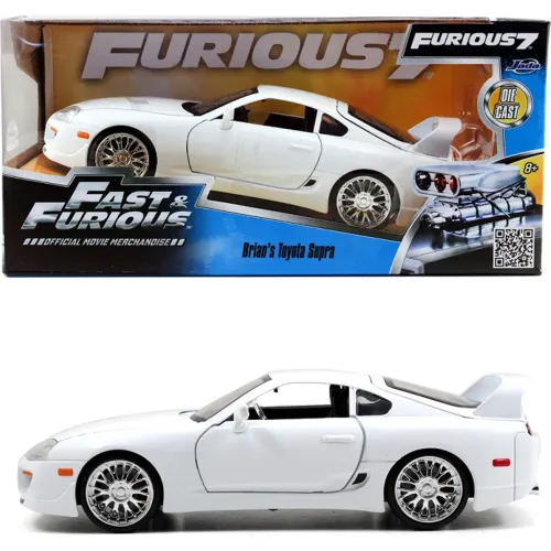 RAPIDOS Y FURIOSOS Auto Diecast Toyota Supra 1995 Escala 1:24 - Jada