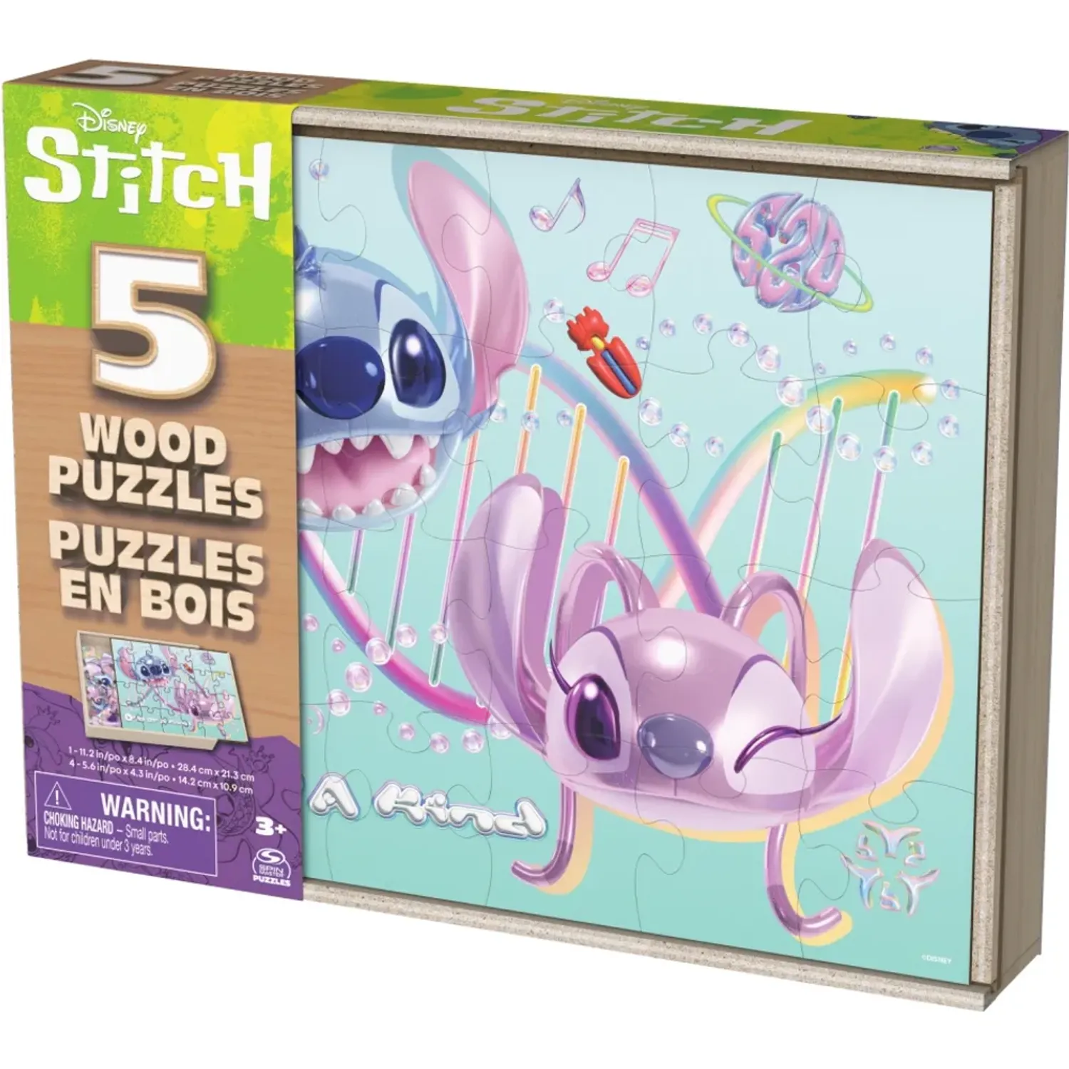 STITCH Pack Stitch X5 Rompecabezas De Madera color varios | Platanitos