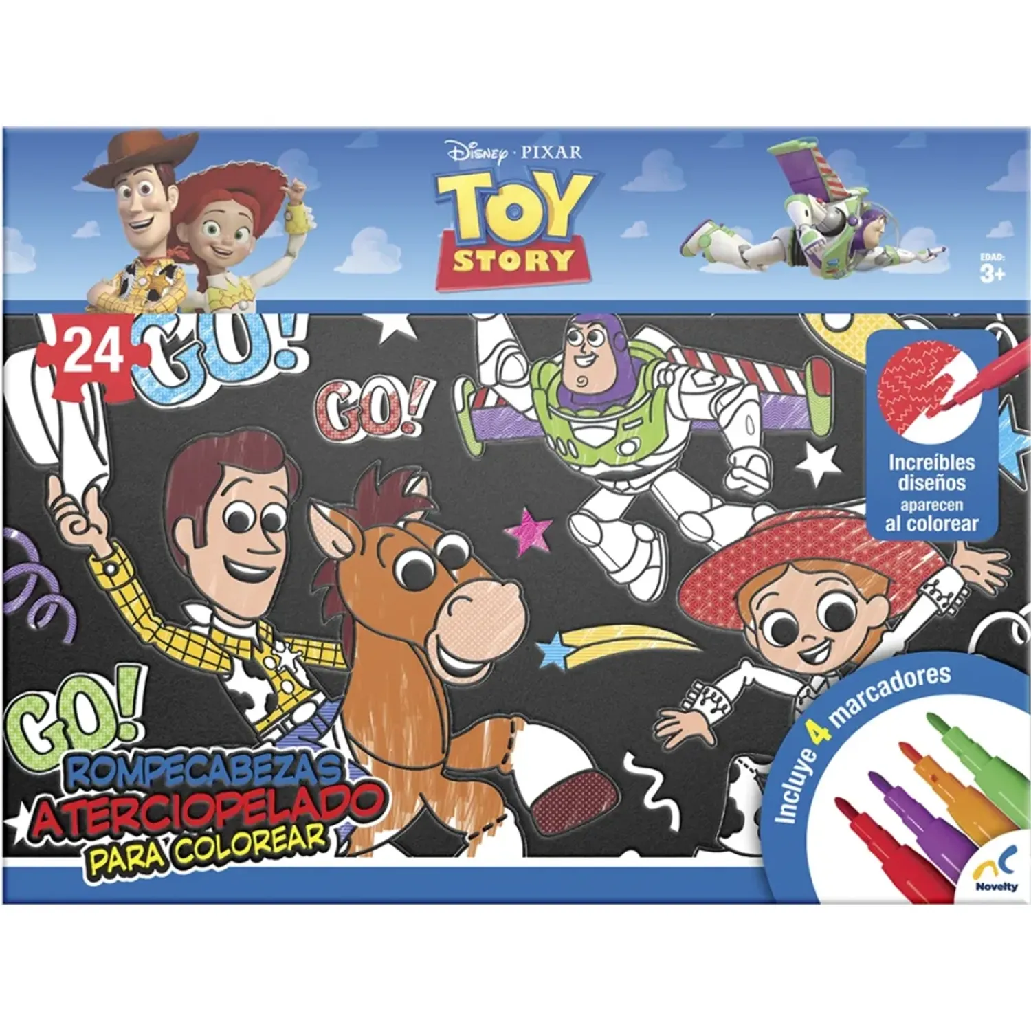 Toy Story Rompecabezas Toy Story Aterciopelado Toy Story 24 Pzs color varios | Platanitos