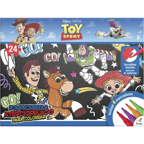 Rompecabezas Toy Story Aterciopelado Toy Story 24 Pzs color varios | Platanitos