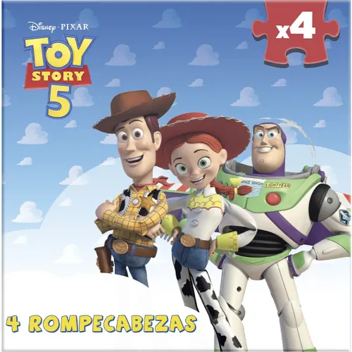 Rompecabezas Toy Story 4 En 1 color varios | Platanitos