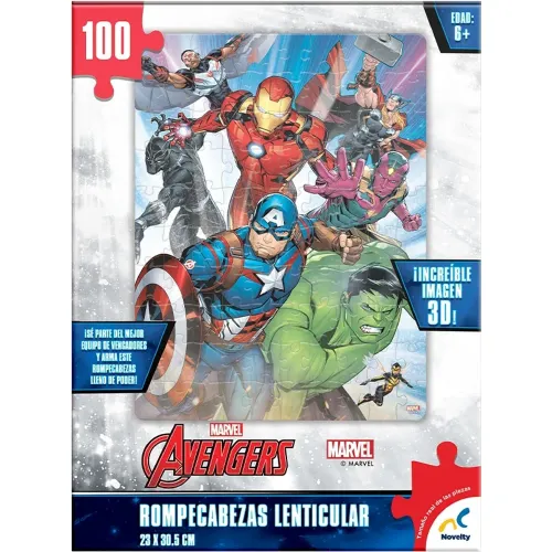 Avengers Rompecabeza Especial Disney Lenticular Avengers