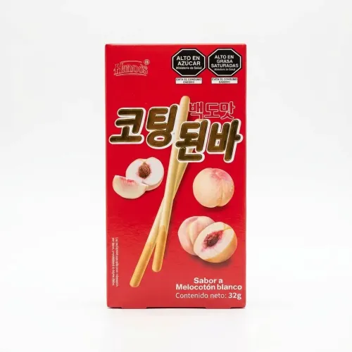 HENGYU Galletas En Forma De Palitos Con Sabor A Durazno 32gr