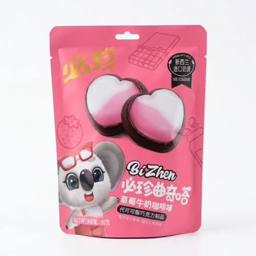 HENGYU Galletas De Cafe Con Crema De Leche Y Fresa 120gr