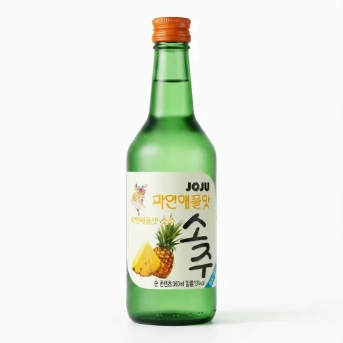 JOJU Soju Sabor Piña Botella 360ml - 13%vol