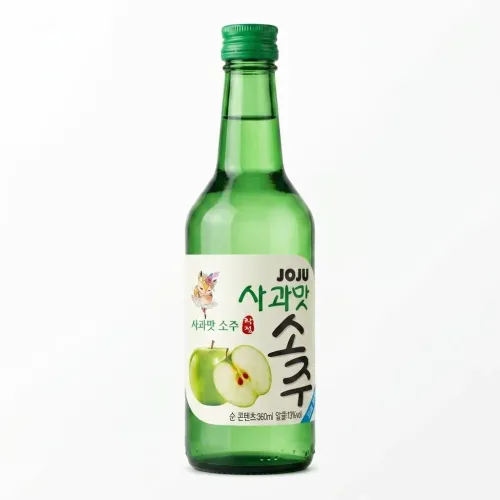JOJU Soju Sabor Manzana Botella 360ml - 13%vol