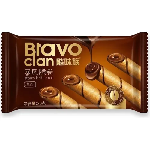 BIAOWEIZU Galleta Crujiente Sabor Cacao 44gr