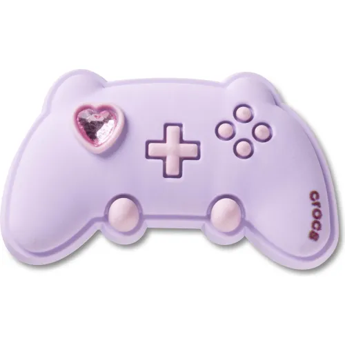 CROCS Jibbitz Purple Game Controller