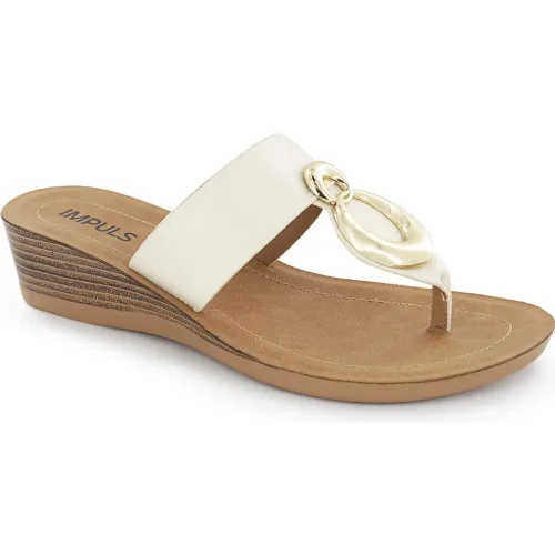 Impuls Sandalias Cuña Mujer Yadi13 Hielo