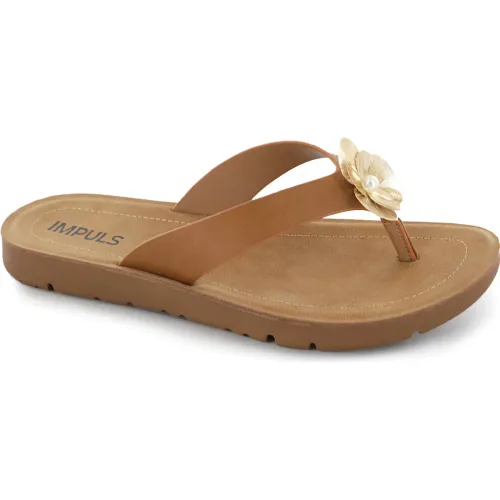 Impuls Sandalia Confort Mujer Barbara58 Caramelo