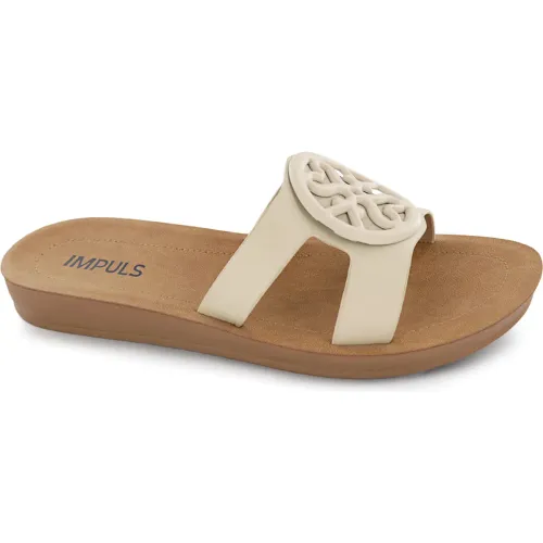 Impuls Sandalia Confort Mujer Basha06 Beige