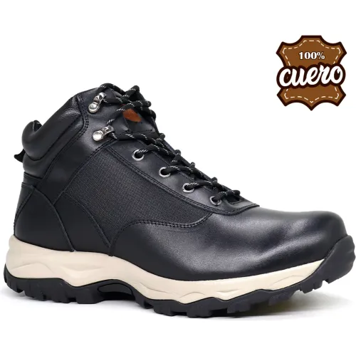KAIDA Zapatillas Botin Outdoor De Cuero Hombre Rk04-Cl26q3-N