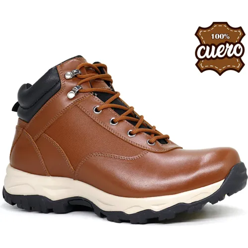 KAIDA Zapatillas Botin Outdoor De Cuero Hombre Rk04-Cl26q3-N