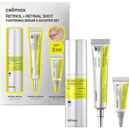 CELIMAX Pack Celimax Retinol + Retinal + Shot Tightening Serum And Booster