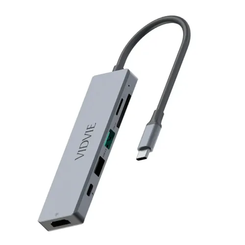 VIDVIE Hub 6 En 1 Tipo-C Vidvie Hub03 Hdmi 4k 100w
