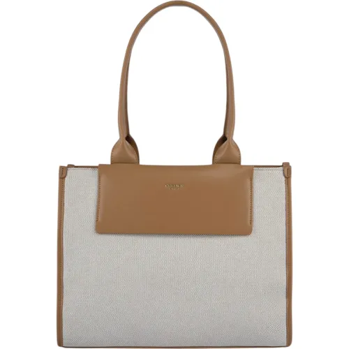 CREPIER Tote Valerie Grande Camel