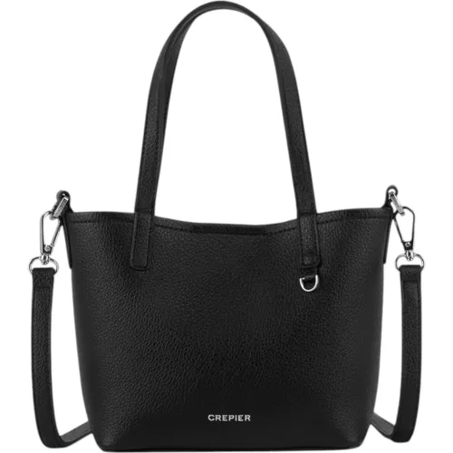 CREPIER Satchel Clarise Chico Negro