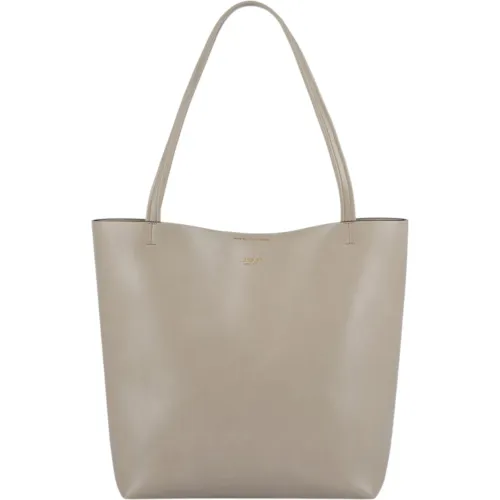 CREPIER Tote Vertical Katya Mediano Beige