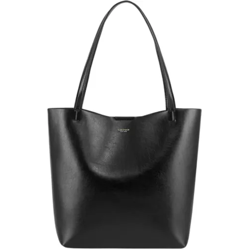 CREPIER Tote Vertical Katya Mediano Negro