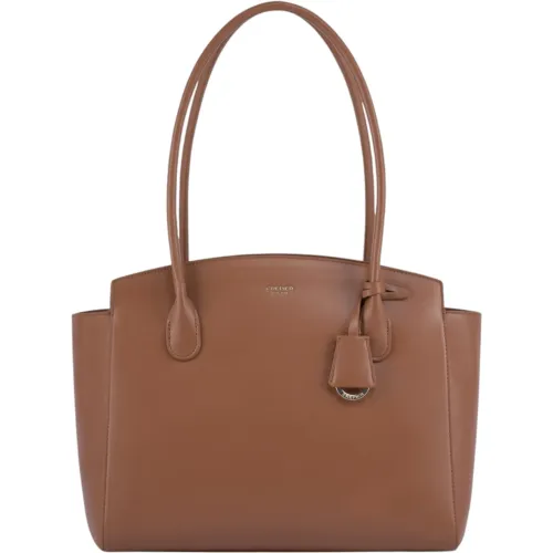 CREPIER Satchel Rhina Grande Toffee