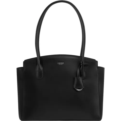 CREPIER Satchel Rhina Grande Negro