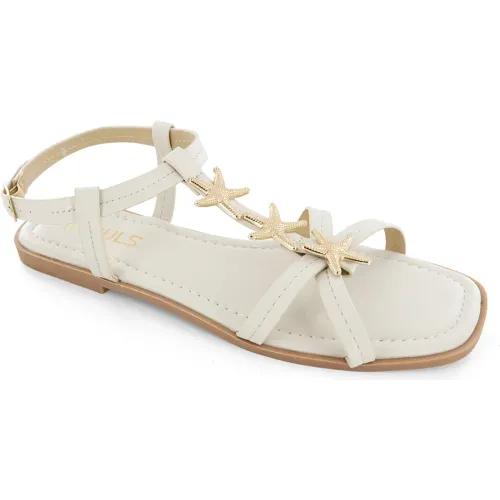 Impuls Sandalias Flats Mujer Aixa22 Hielo