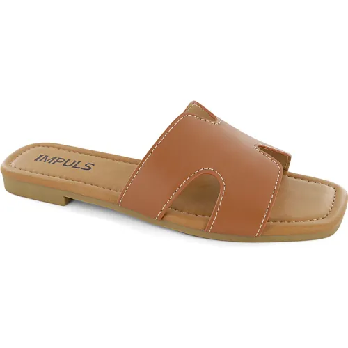 Impuls Sandalias Flats Mujer Aixa25 Caramelo