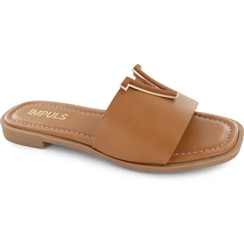 Impuls Sandalias Flats Mujer Aixa24 Caramelo