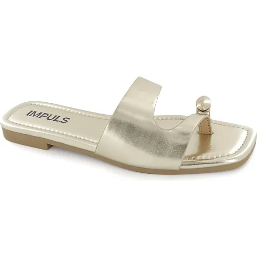 Impuls Sandalias Flats Mujer Aixa26 Oro