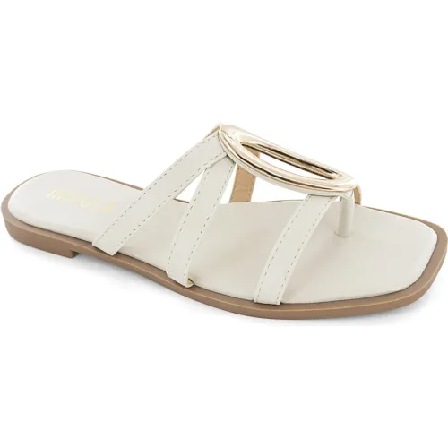 Impuls Sandalias Flats Mujer Aixa29 Hielo