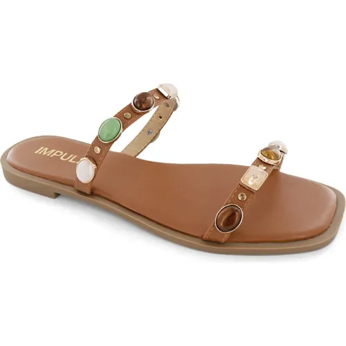 Impuls Sandalias Flats Mujer Aixa30 Caramelo