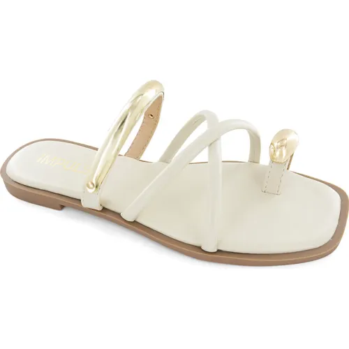 Impuls Sandalias Flats Mujer Aixa31 Hielo