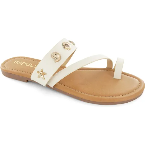 Impuls Sandalias Flats Mujer Aixa34 Hielo
