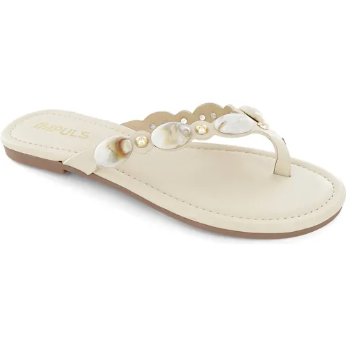 Impuls Sandalias Flats Mujer Aixa35 Hielo