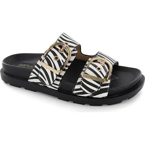 Impuls Sandalias Cuña Mujer Mei02 Zebra