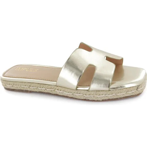 Impuls Sandalias Cuña Mujer Mei03 Oro