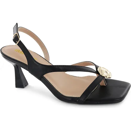 Impuls Sandalias Taco Mujer Kylie09 Negro