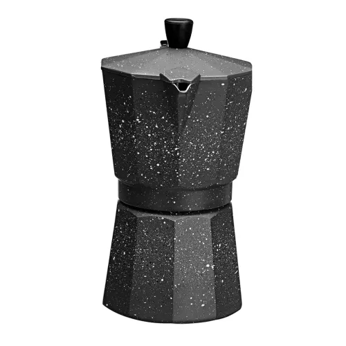 PENTHA Cafetera Moka Espress 3 Tazas 150ml Color Negro