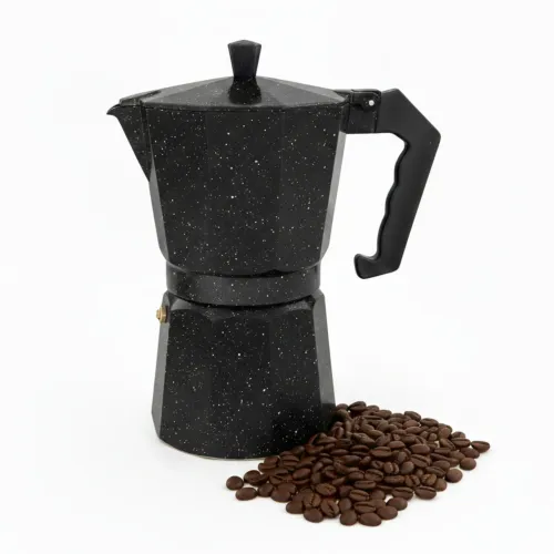 PENTHA Cafetera Italiana Moka De 12 Tazas Color Negro